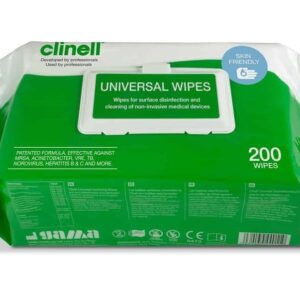 Clinell Univeral 200 Cleaning Wipes